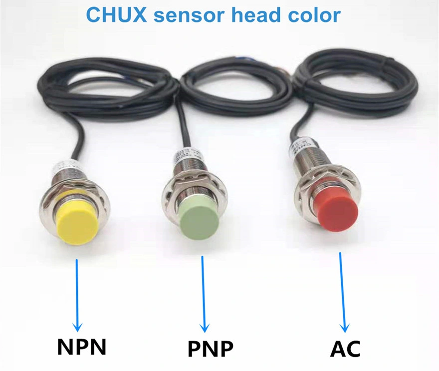 8mm No/Nc M18 Inductive NPN Sensor Proximity Switch with Bend Connector